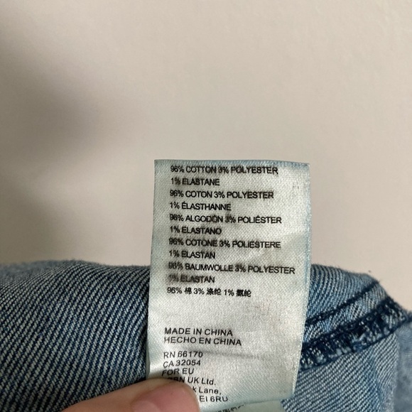 Anthropologie Pilcro and the Letterpress The Wanderer Denim Button Up Shorts 29 - Picture 6 of 7